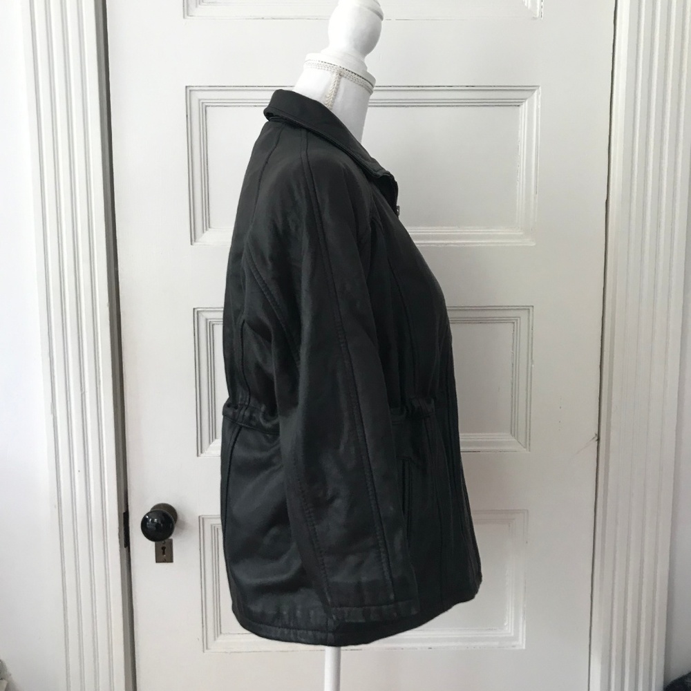 Dimension NY Lined Black Leather Jacket - Picture 3 of 5